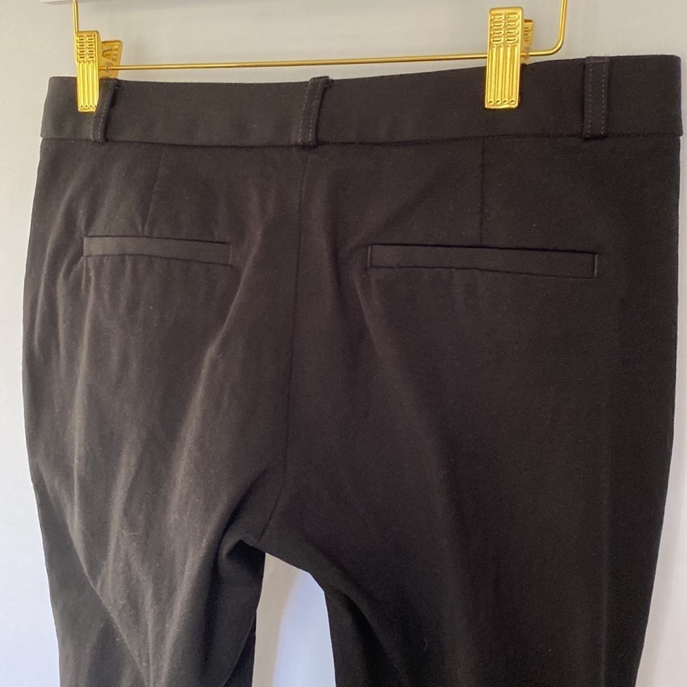Banana Republic | Black W/ White Stripes Sloan Fit Pants, Size 4 - Picture 5 of 6